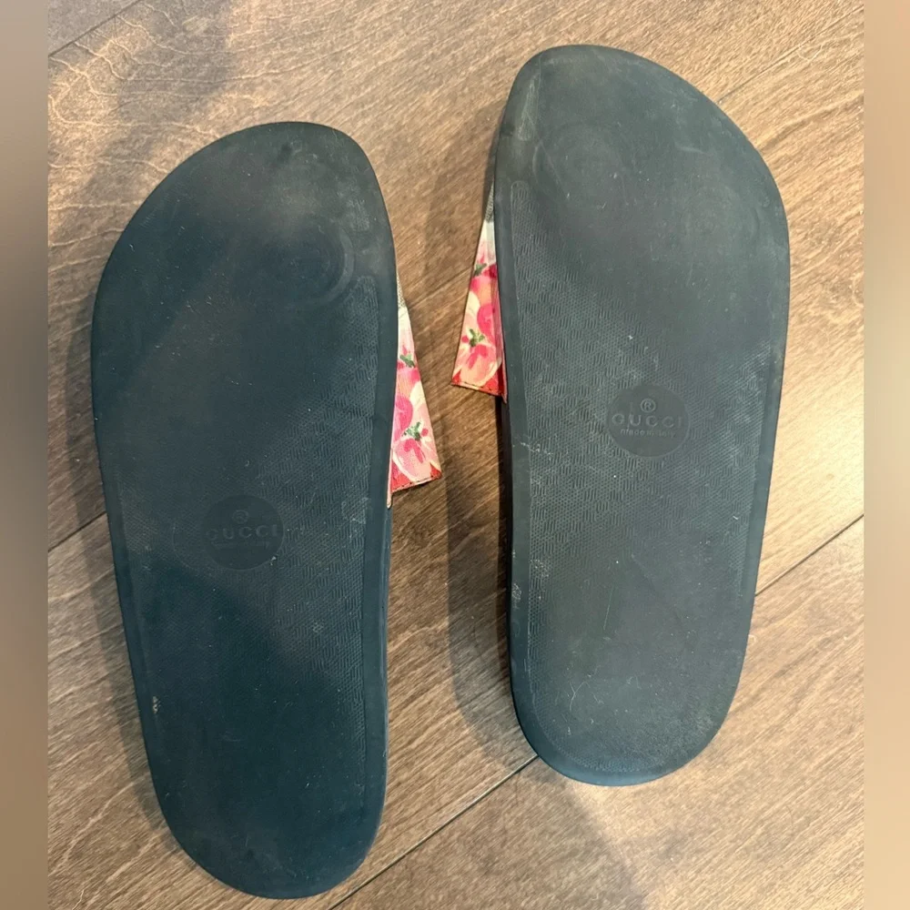 Gucci GG Blooms Supreme-canvas slides